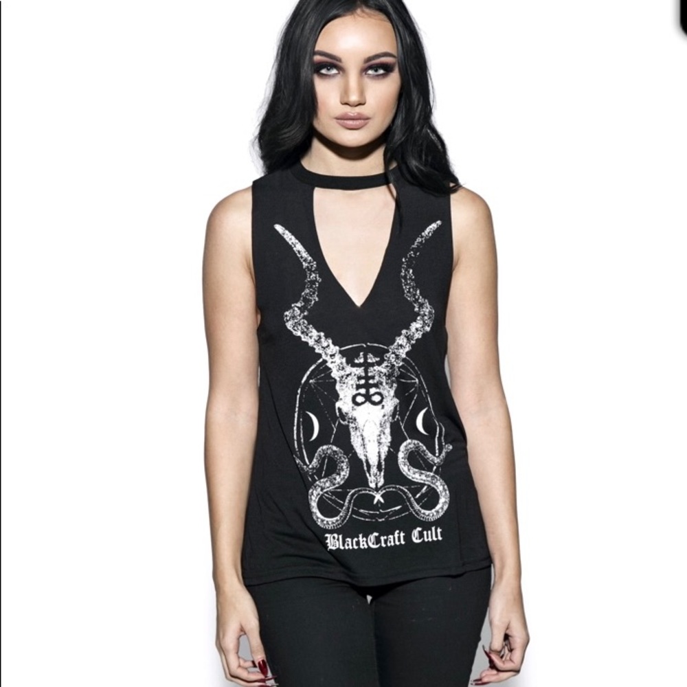Blackcraft Cult Serpent Ritual Choker Tank